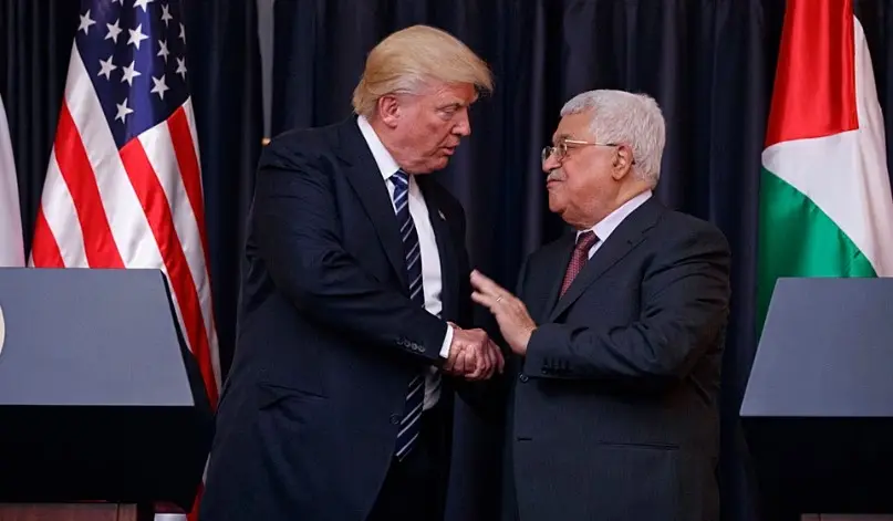 الرئيس محمود عباس وترامب 27-12